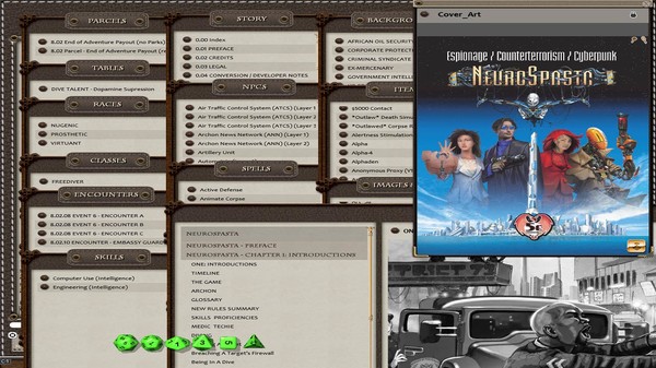 Скриншот из Fantasy Grounds - NeuroSpasta (5E)
