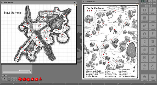 Скриншот из Fantasy Grounds - Quests of Doom 4: A Midnight Council of Quail (5E)