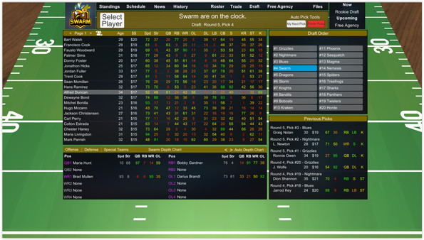 Desktop Dynasties: Pro Football screenshot