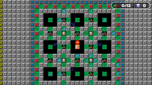 Supaplex SQUARES screenshot