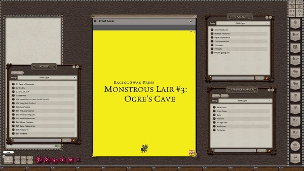 Скриншот из Fantasy Grounds - Monstrous Lair #3: Ogre Cave (Map Pack)