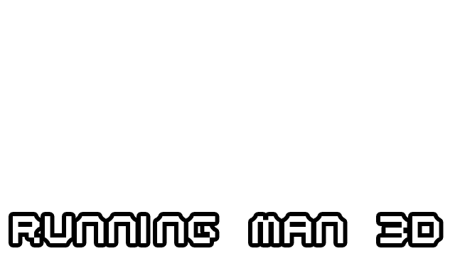 Running Man 3D Logo