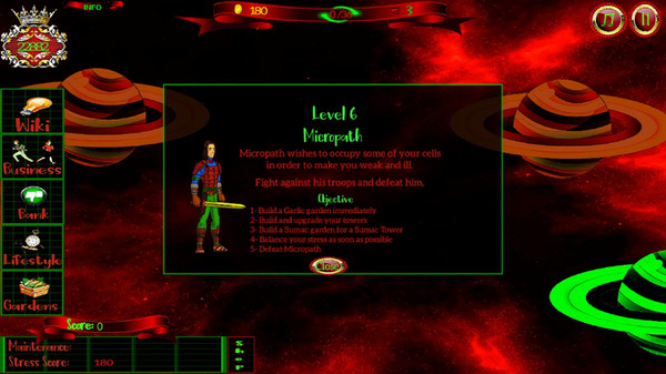 Antox vs. Free Radicals game for Linux 1