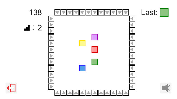 Скриншот из ChromaSquares
