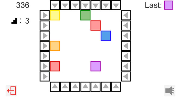 Скриншот из ChromaSquares