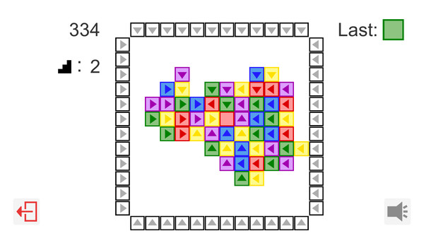Скриншот из ChromaSquares