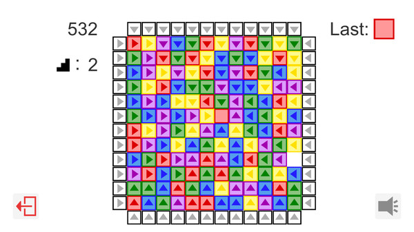 Скриншот из ChromaSquares