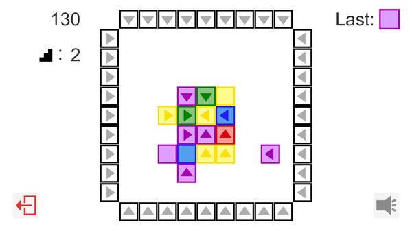 Скриншот из ChromaSquares