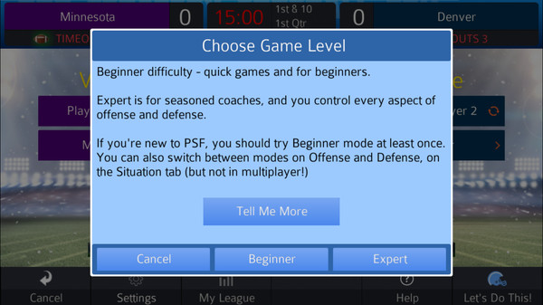 Pro Strategy Football 2019 minimum requirements