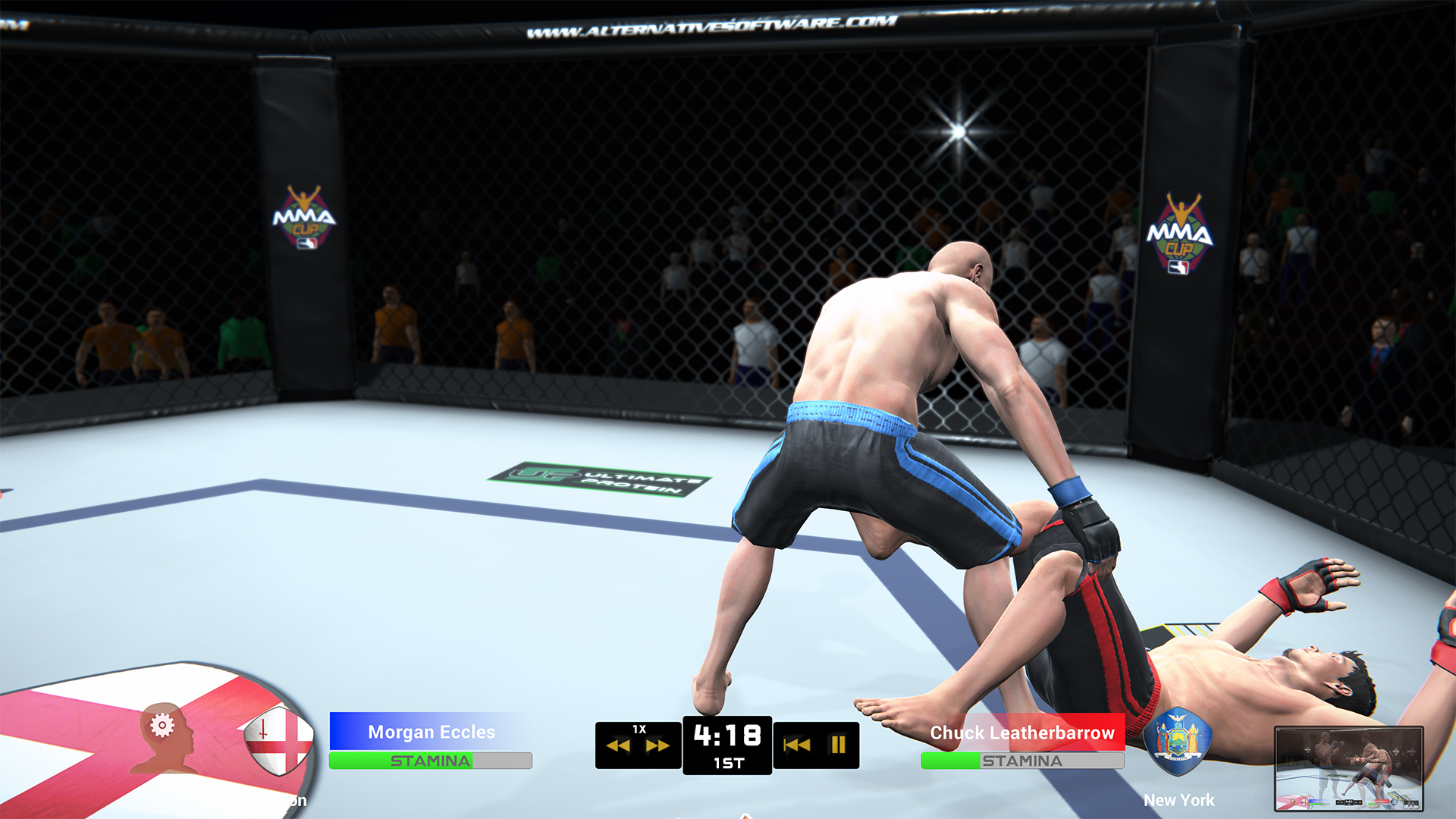 free mma manager game