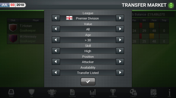 Football Director 2019 game for Linux 1