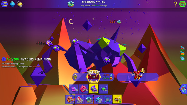 Скриншот из Swarm Simulator: Evolution