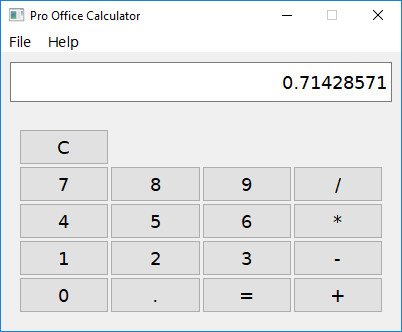 Pro Office Calculator PC requirements