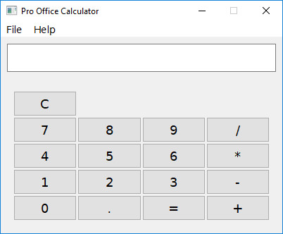 Pro Office Calculator recommended requirements