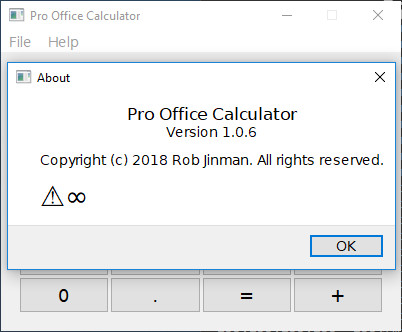 Pro Office Calculator minimum requirements