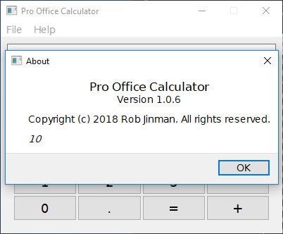 Pro Office Calculatorfor windows and Linux 1