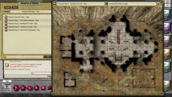 Скриншот из Fantasy Grounds - Pathfinder Playtest Map Pack (PFRPG)