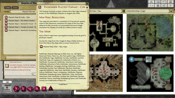 Скриншот из Fantasy Grounds - Pathfinder Playtest Map Pack (PFRPG)