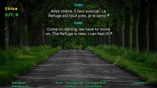 Entre-Deux: Cursed game for Linux 1