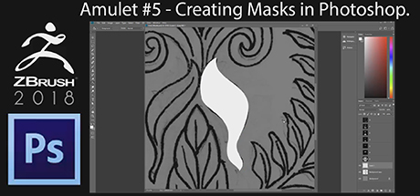 Intro to Prop Sculpting and Texturing: Creating Masks in Photoshop