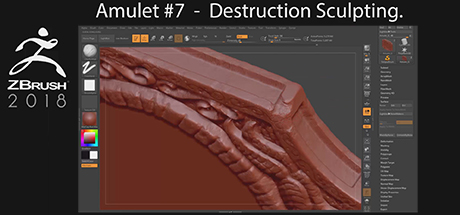 Intro to Prop Sculpting and Texturing: Destruction Sculpting in ZBrush