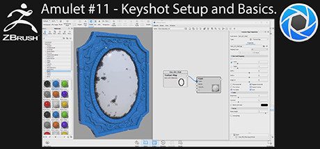 Intro to Prop Sculpting and Texturing: Keyshot 7 Setup and Basics