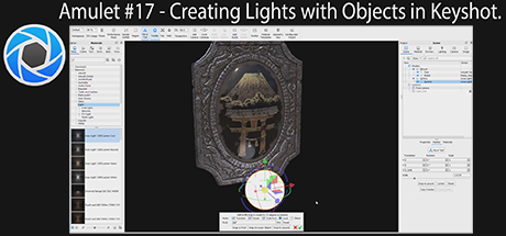 Intro to Prop Sculpting and Texturing: Creating Lights with Objects in Keyshot 7