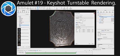 Intro to Prop Sculpting and Texturing: Keyshot Turntable Rendering cover art