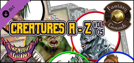 Fantasy Grounds - Creatures A-Z, Volume 5 (Token Pack)