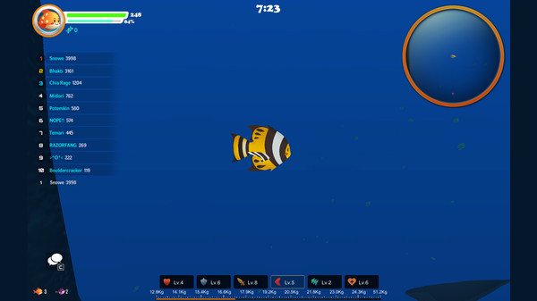 Fish Duel game for Linux 1