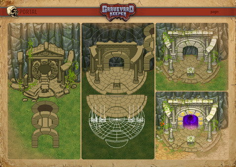 Скриншот из Graveyard Keeper Artbook