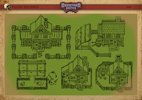 Скриншот из Graveyard Keeper Artbook