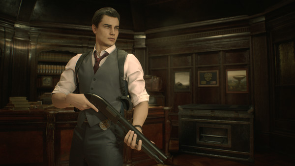 Скриншот из Resident Evil 2 - Leon Costume: Noir