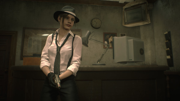 Скриншот из Resident Evil 2 - Claire Costume: Noir