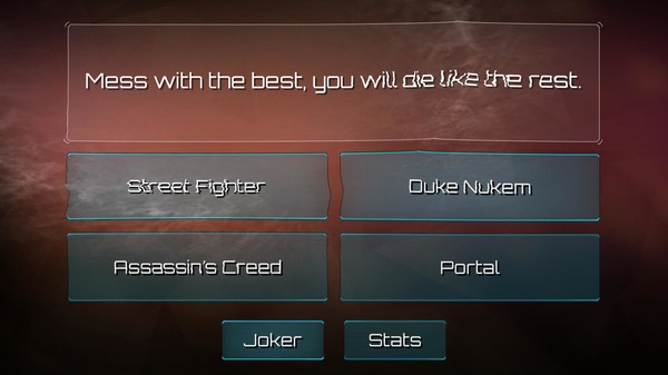 Скриншот из GAME QUOTES - THE GAME