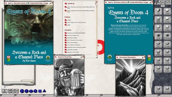 Скриншот из Fantasy Grounds - Quests of Doom 4: Between a Rock and a Charred Place (5E)