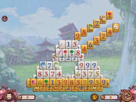 Скриншот из Sakura Day Mahjong