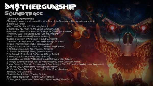 Скриншот из MOTHERGUNSHIP OST