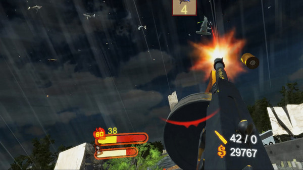 Скриншот из Sharknado VR Скриншот из Sharknado VR