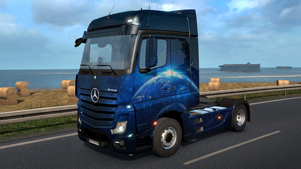 Скриншот из Euro Truck Simulator 2 - Space Paint Jobs Pack