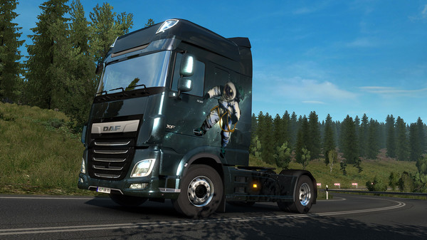 Скриншот из Euro Truck Simulator 2 - Space Paint Jobs Pack