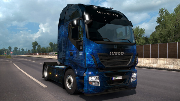 Скриншот из Euro Truck Simulator 2 - Space Paint Jobs Pack