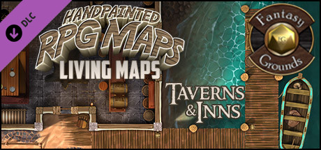 Fantasy Grounds - Taverns & Inns Pack 1 - Living Maps (Map Pack)