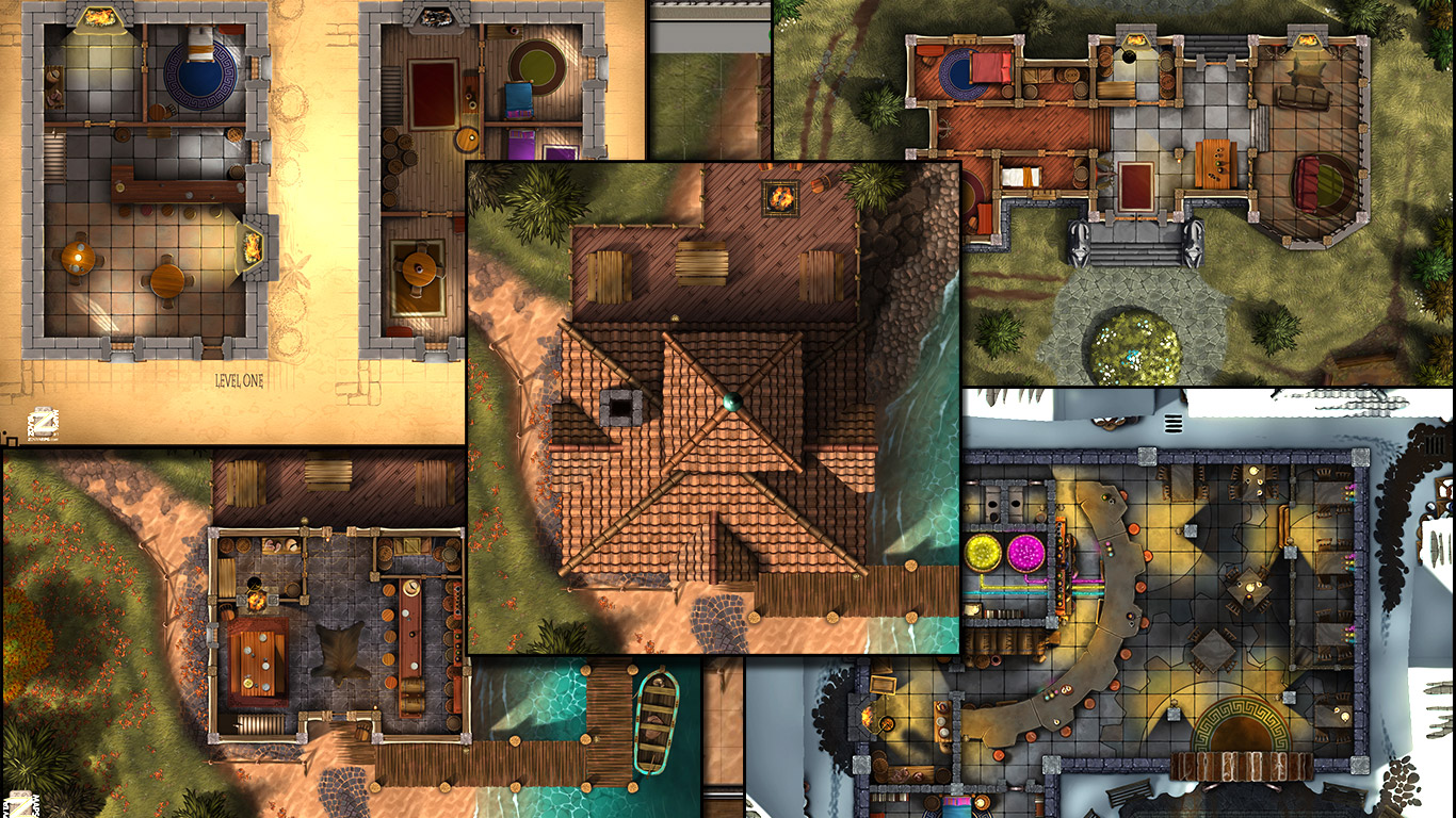 Fantasy Grounds - Taverns & Inns Pack 1 - Living Maps (Map Pack) on Steam
