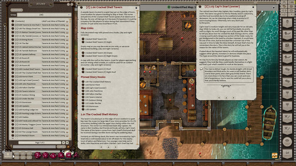 Скриншот из Fantasy Grounds - Taverns & Inns Pack 1 - Living Maps (Map Pack)