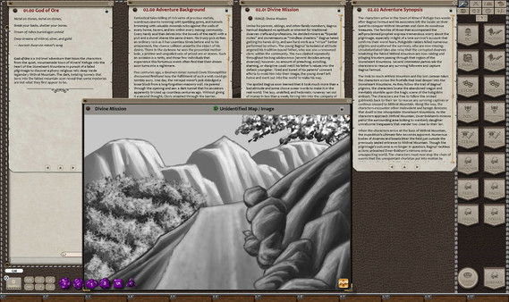 Скриншот из Fantasy Grounds - Quests of Doom 4: God of Ore (5E)