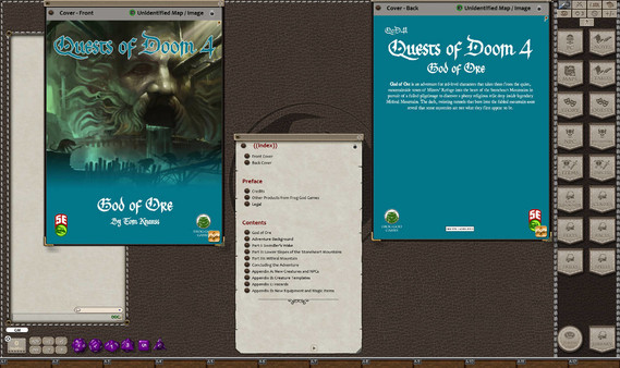 Скриншот из Fantasy Grounds - Quests of Doom 4: God of Ore (5E)