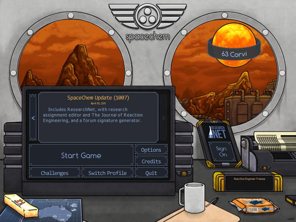 SpaceChem: 63 Corvi screenshot