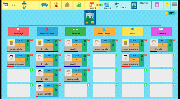 Скриншот из Shop Manager : Video Game Tycoon