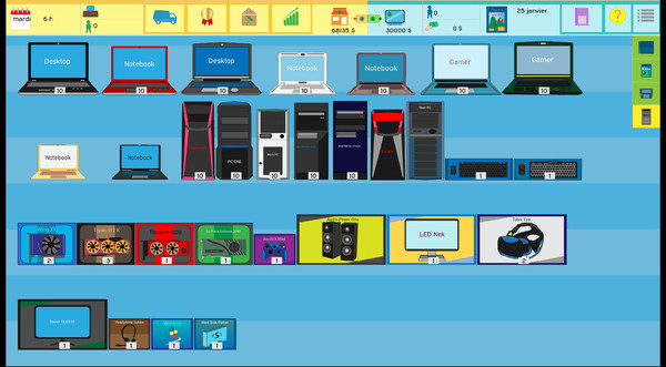 Shop Manager : Video Game Tycoon game for windows Pc 1